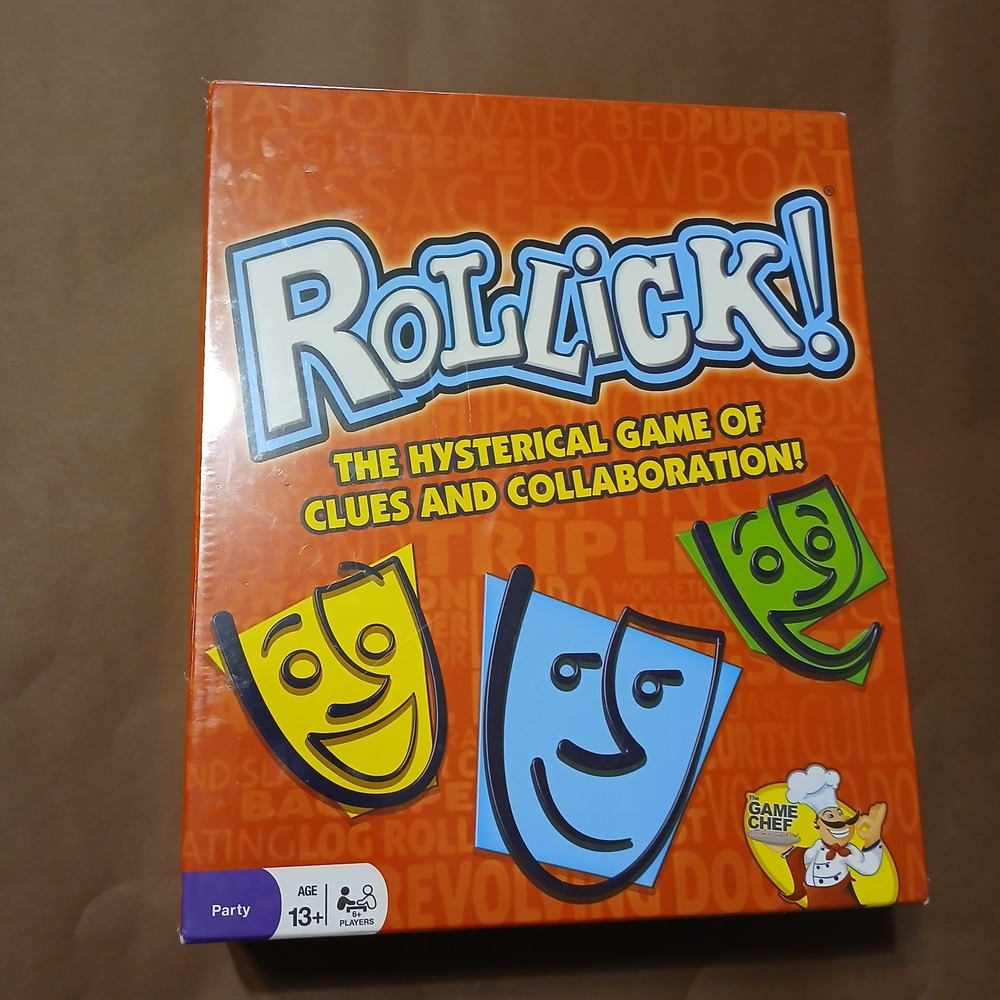 ROLLICK! Board Game Team Collaboration w/Fast & Furious Competition NEW SEALED